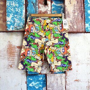 Women's Nickelodeon Juniors' Rugrats Bike Shorts Freeze XSMALL Multicolor NEW